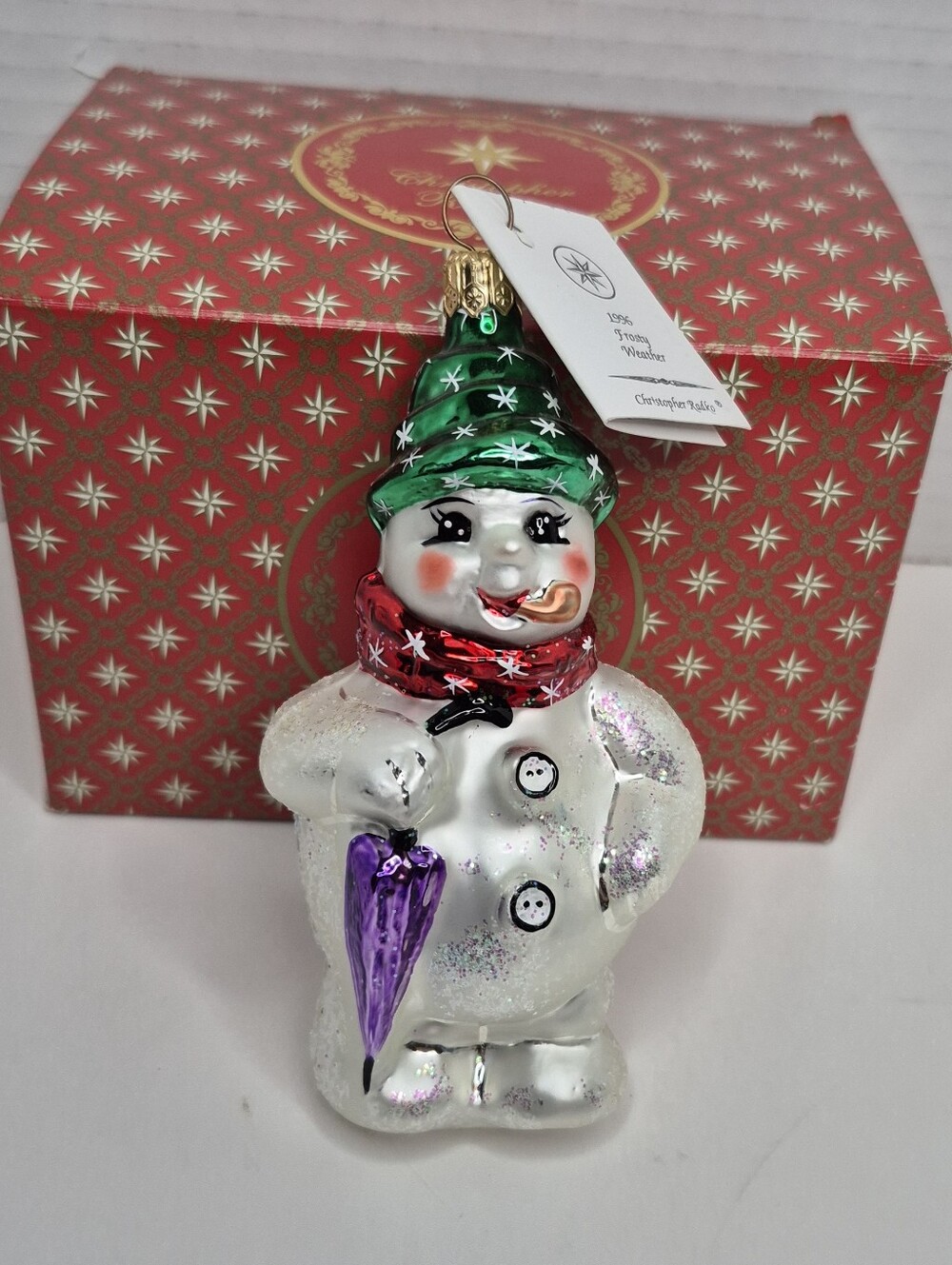 Christopher Radko RARE Frosty Weather Vintage Starlight Members Only Issue w Box